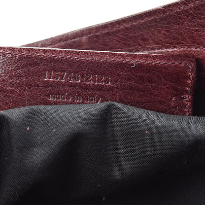 Balenciaga Agneau Classic Hardware City Dark Wine 7 of 16