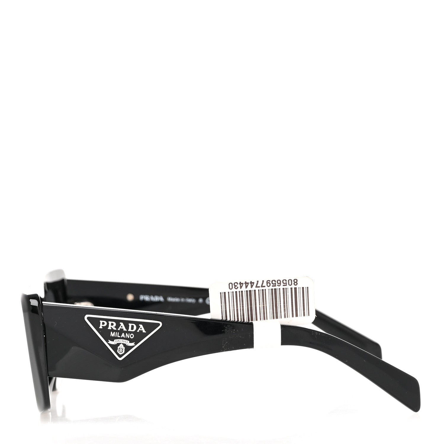 Prada Acetate Symbole Sunglasses SPR 13Z Black 3 of 6
