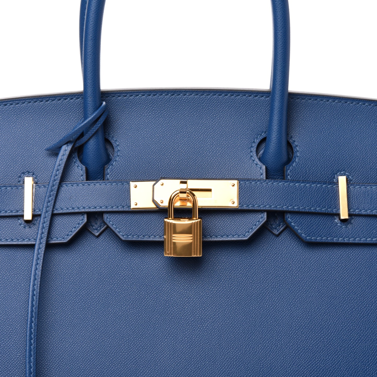 Madame Calfskin Birkin Sellier 30 Deep Blue