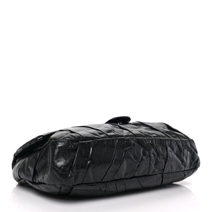 Chanel Glazed Calfskin Twisted Maxi Flap Black 4 of 8