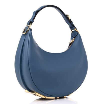 Fendi Vitello Grace Matte Small Fendigraphy Hobo Bag Mirto 2 of 9
