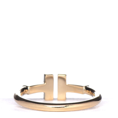 Tiffany 18K Yellow Gold T Wire Ring 48 4.5 4 of 6