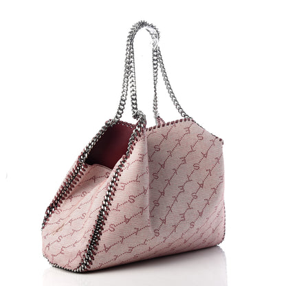 Stella McCartney Denim Alter Nappa Logo Falabella Reversible Tote Burgundy 3 of 10