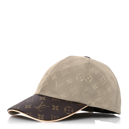 Louis Vuitton Monogram Polyester Silk LV Get Ready Cap M Beige 1 of 12