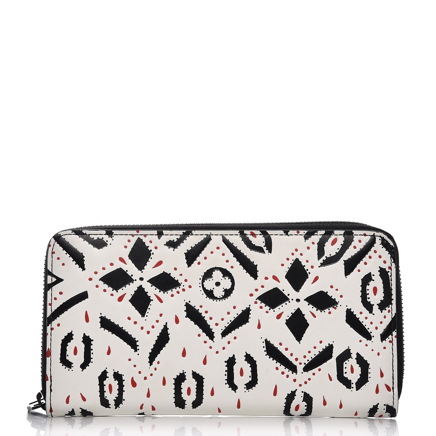 Louis Vuitton Calfskin Graphic Print Zippy Wallet 1 of 6