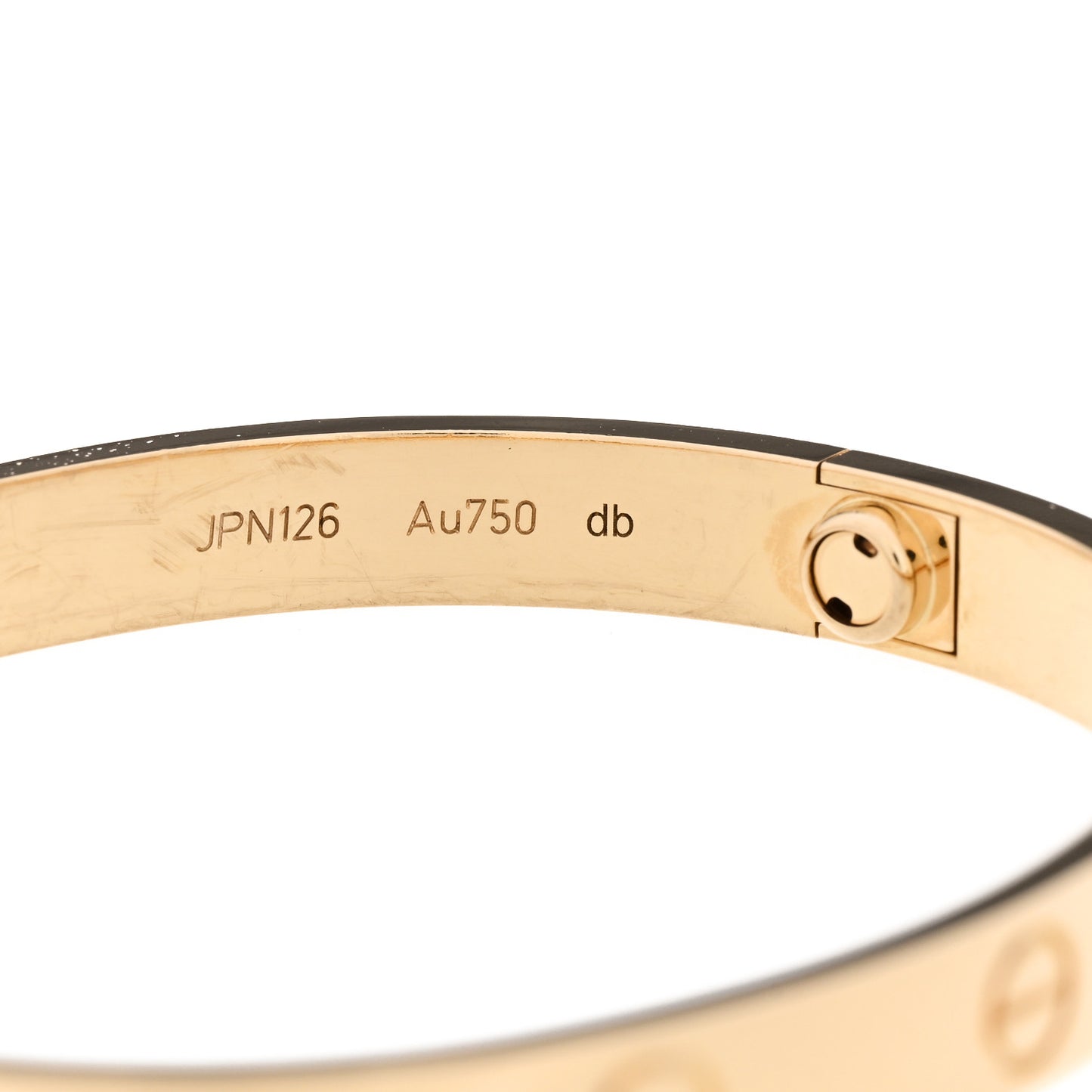 18K Yellow Gold LOVE Bracelet 17