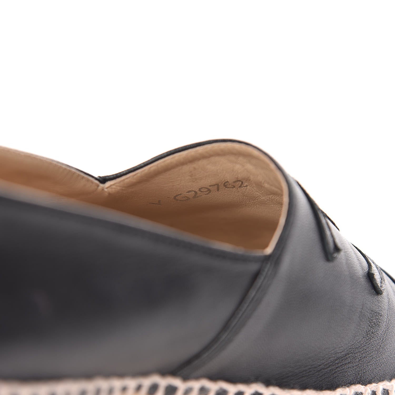 Chanel Lambskin CC Espadrilles 37 Black 12 of 14