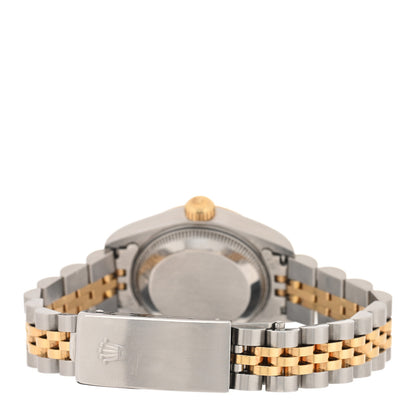 Rolex Stainless Steel 18K Yellow Gold Diamond 26mm Oyster Perpetual Datejust Watch Champagne 69173 3 of 5