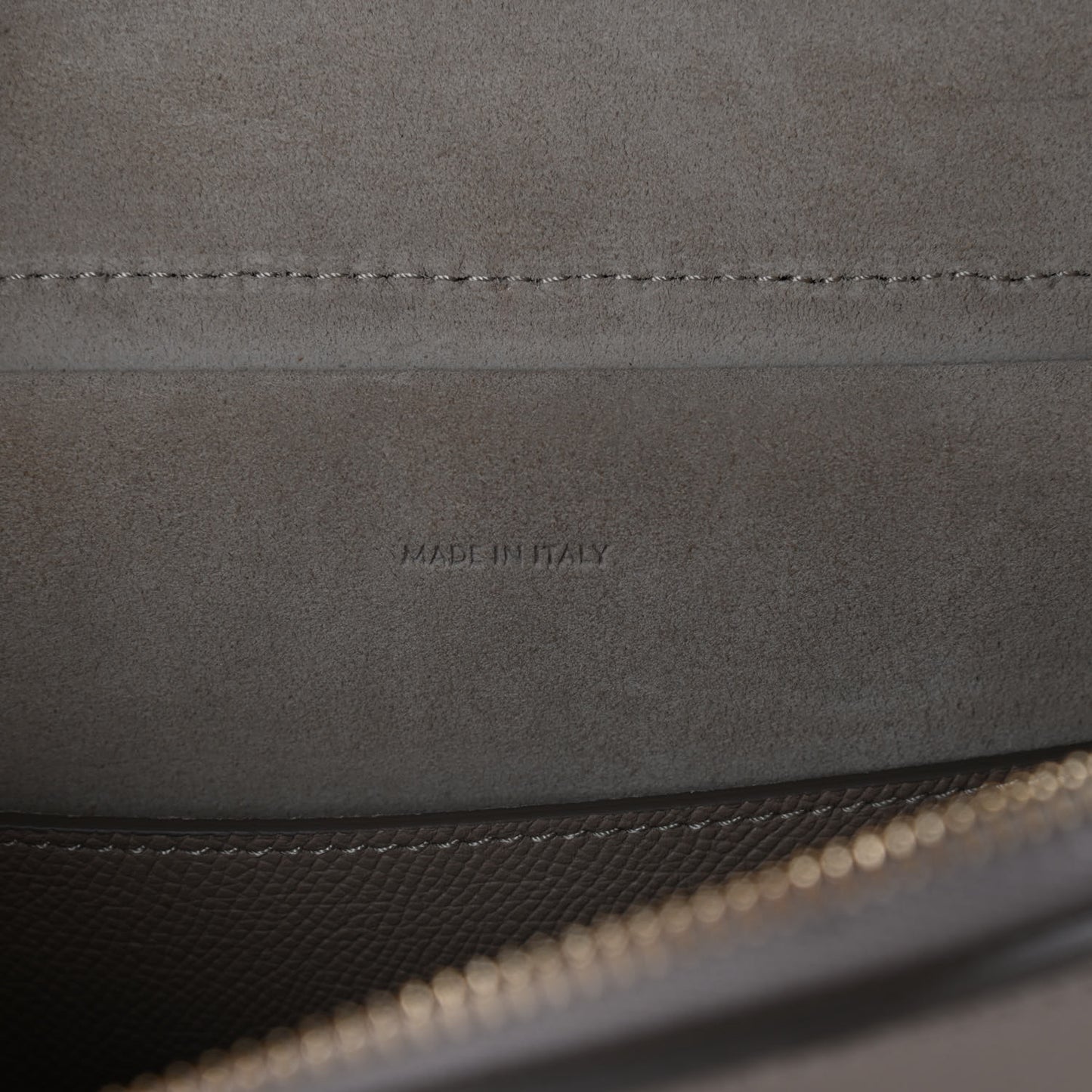 Grained Calfskin Mini Belt Bag Light Taupe
