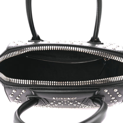 Givenchy Smooth Calfskin Small Studded Antigona Black 5 of 10