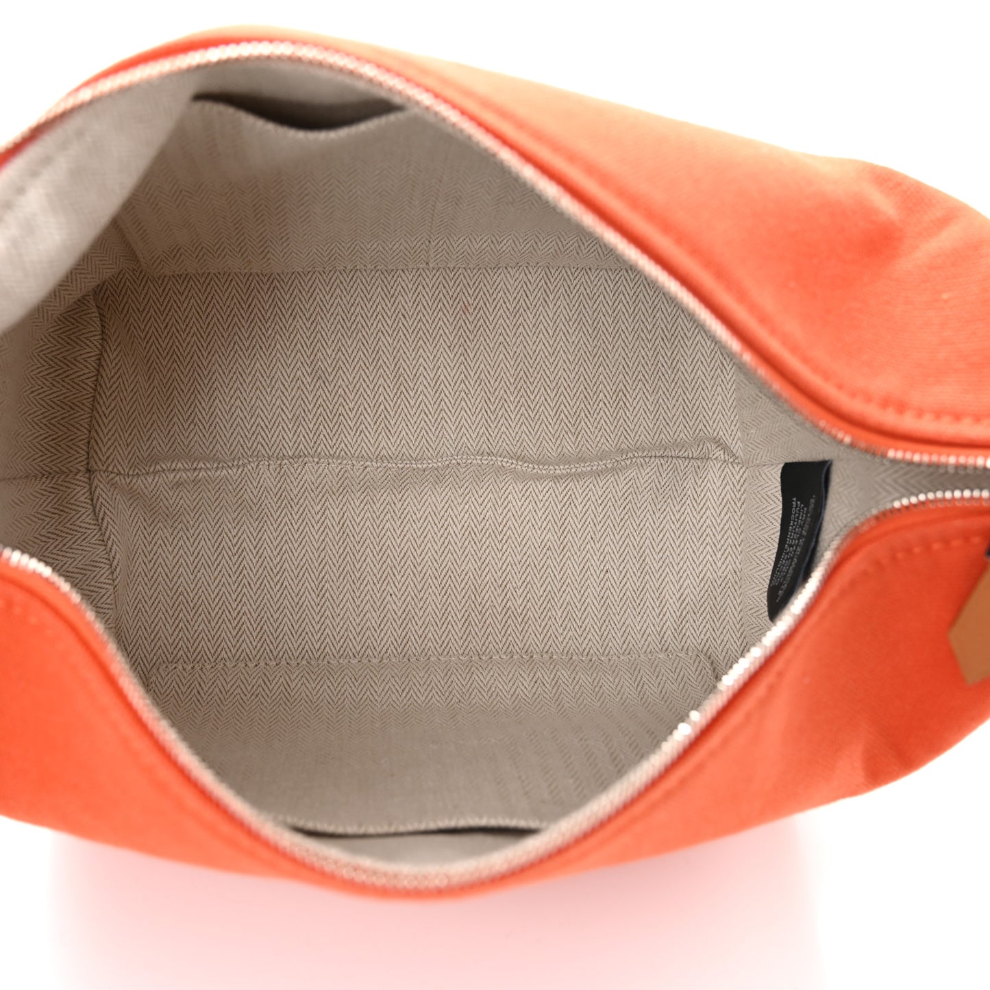 Canvas Small Bride-A-Brac Pouch Orange Burgundy