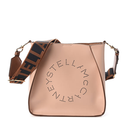 Stella McCartney Eco Alter Nappa Perforated Logo Mini Crossbody Blush Pink 1 of 9