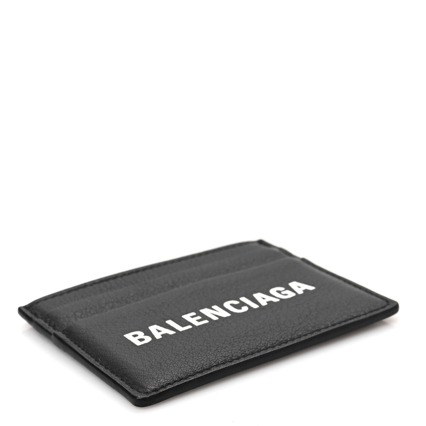 Smooth Calfskin Logo Everyday Multi Card Case Black