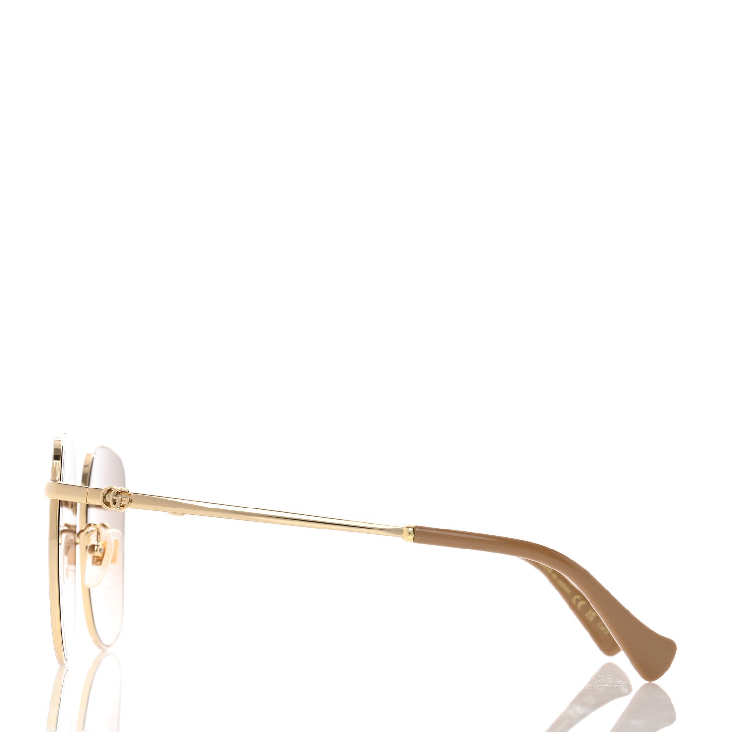 Gucci Square Frame GG1146SK Sunglasses Gold 3 of 8