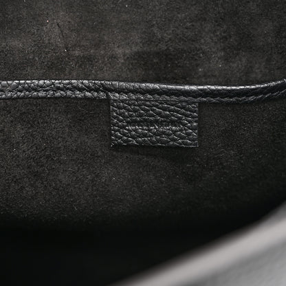 Celine Drummed Calfskin Nano Luggage Black 7 of 11