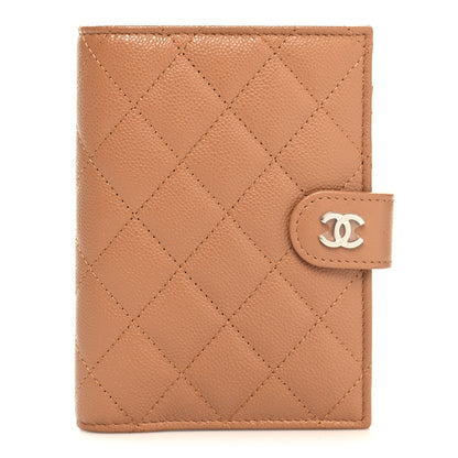 Chanel Caviar Quilted Passport Holder Camel 1 of 9