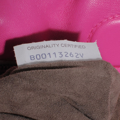Bottega Veneta Nappa Intrecciato Python Tote Shocking Pink 7 of 8