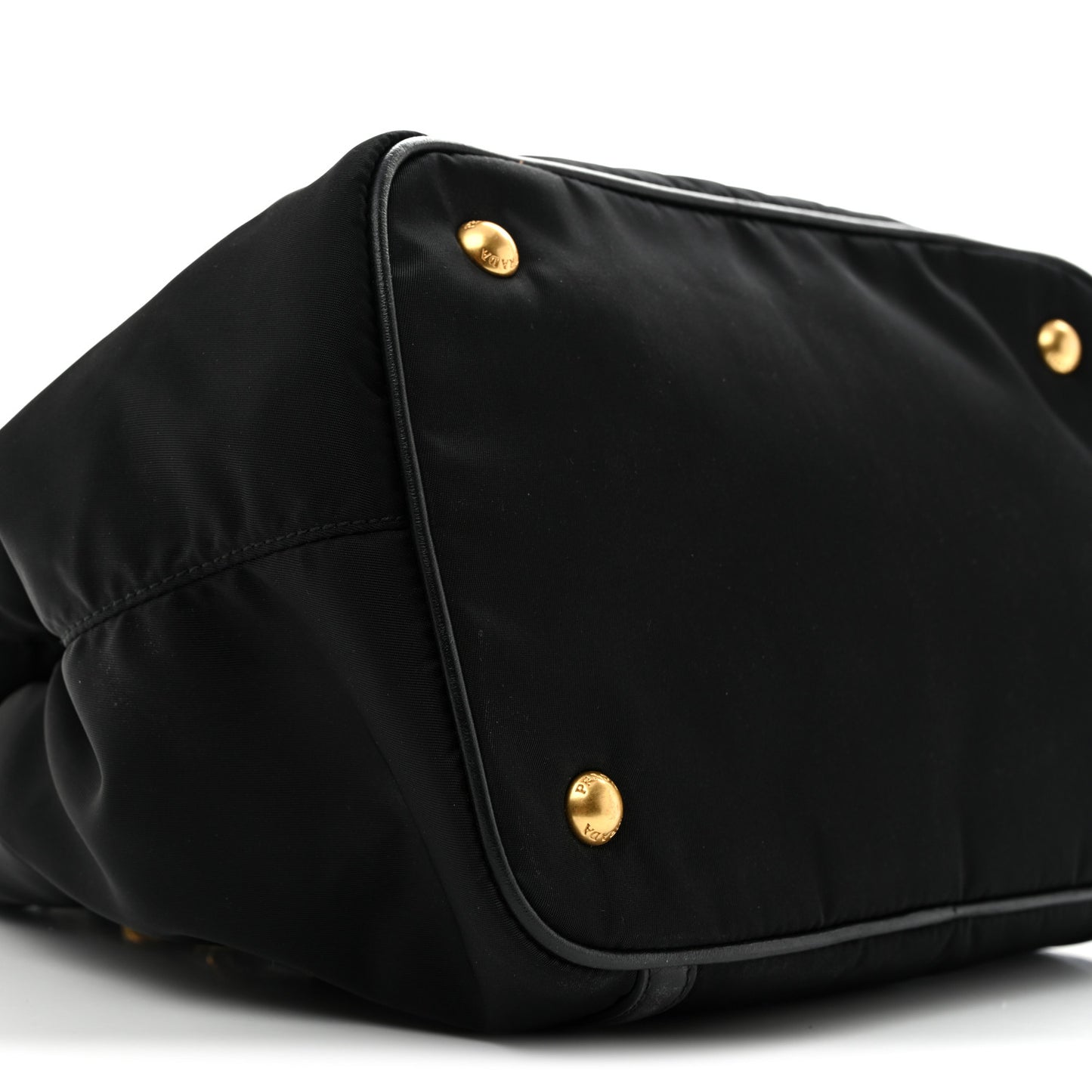 Tessuto Nylon Soft Calf Tote Black