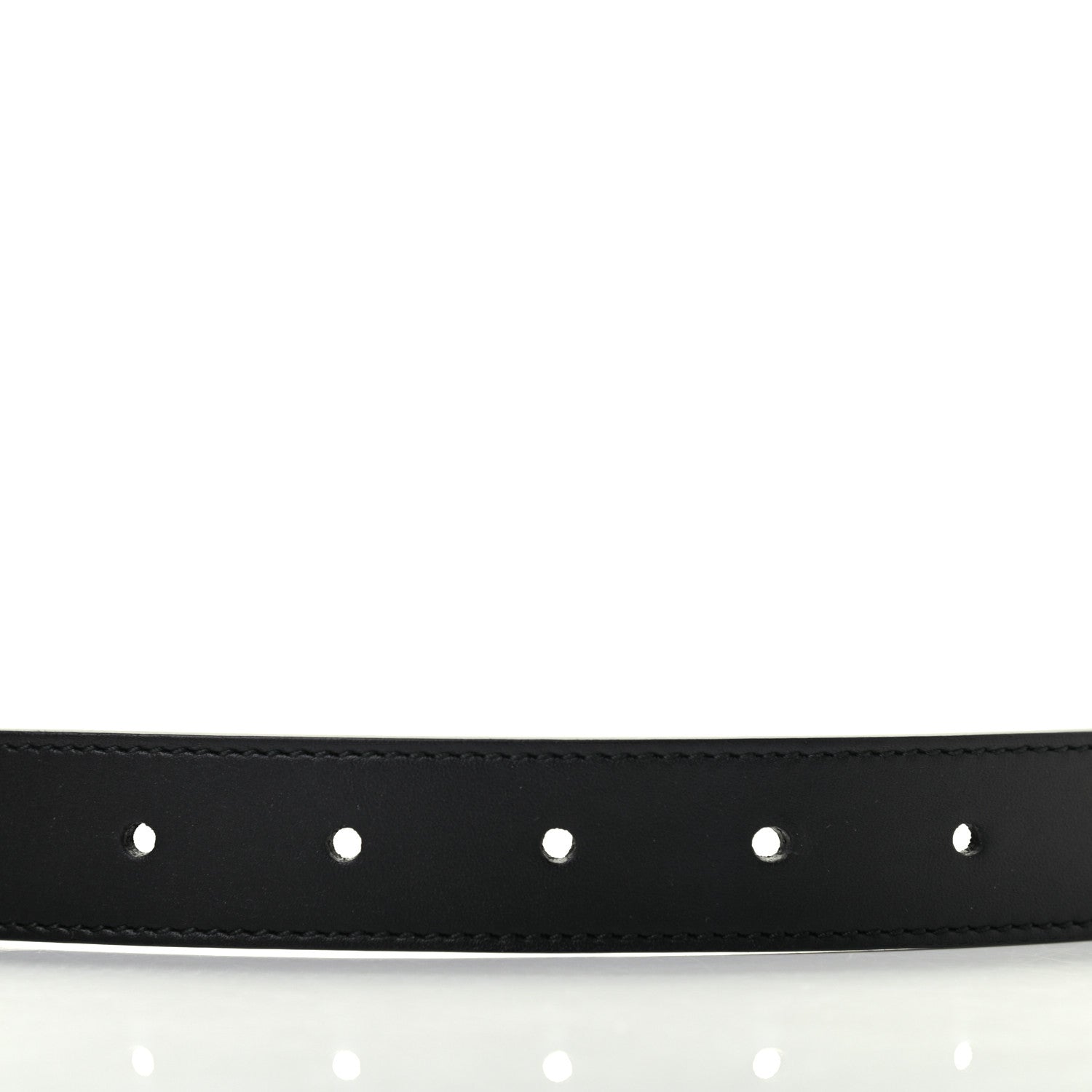Gucci Moon Calfskin Torchon Double G 25mm Belt 95 38 Black 4 of 5