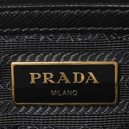 Prada Saffiano Medium Galleria Double Zip Tote Black 6 of 10