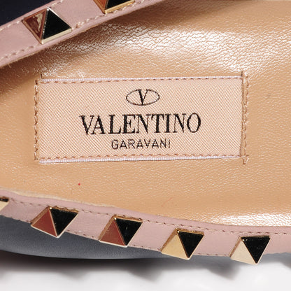 Valentino Garavani Nappa Rockstud Ballerina Flats 36 Marine Poudre 5 of 9