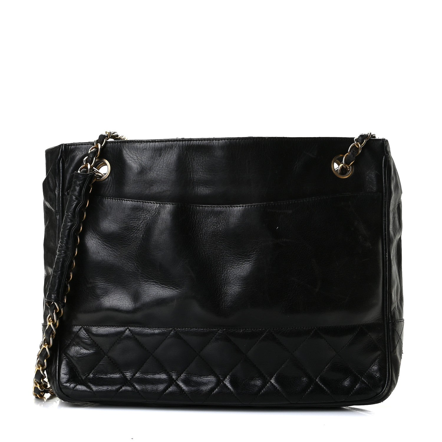 Chanel Lambskin Quilted Shoulder Bag Black 1 of 16
