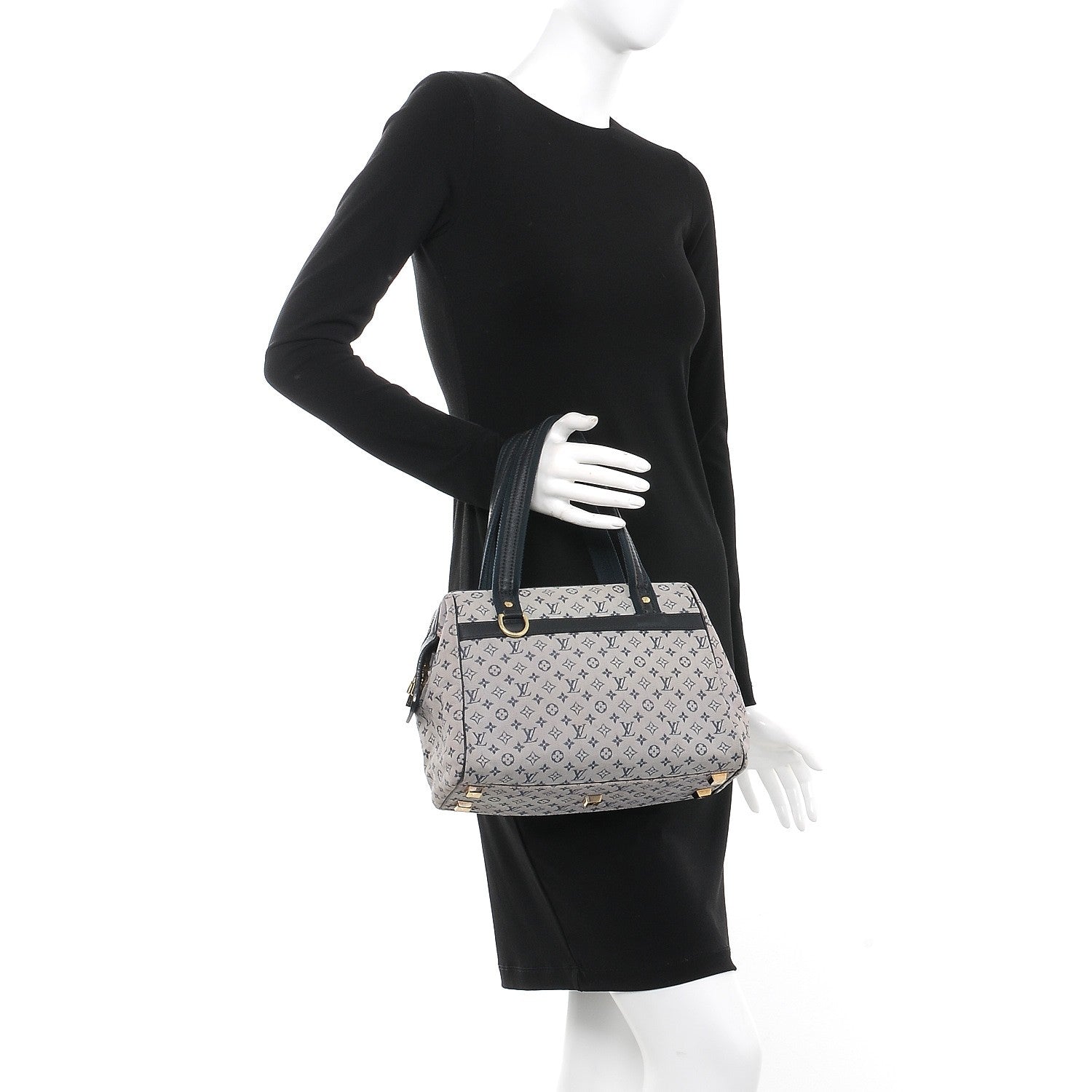 Louis Vuitton Mini Monogram Josephine PM Blue 2 of 8