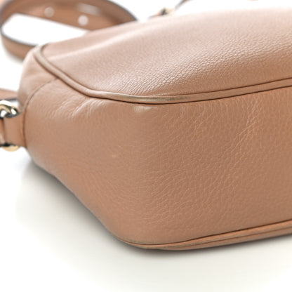 Gucci Pebbled Calfskin Small Soho Disco Bag Camelia 12 of 16