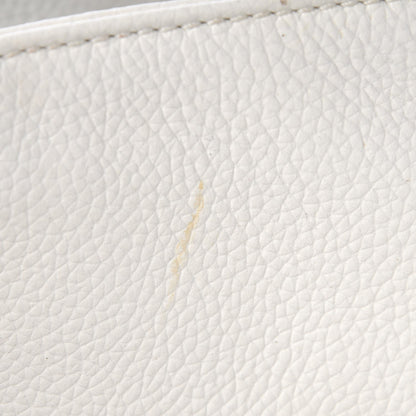 Chanel Calfskin Cerf Executive Shopper Tote White 10 of 33