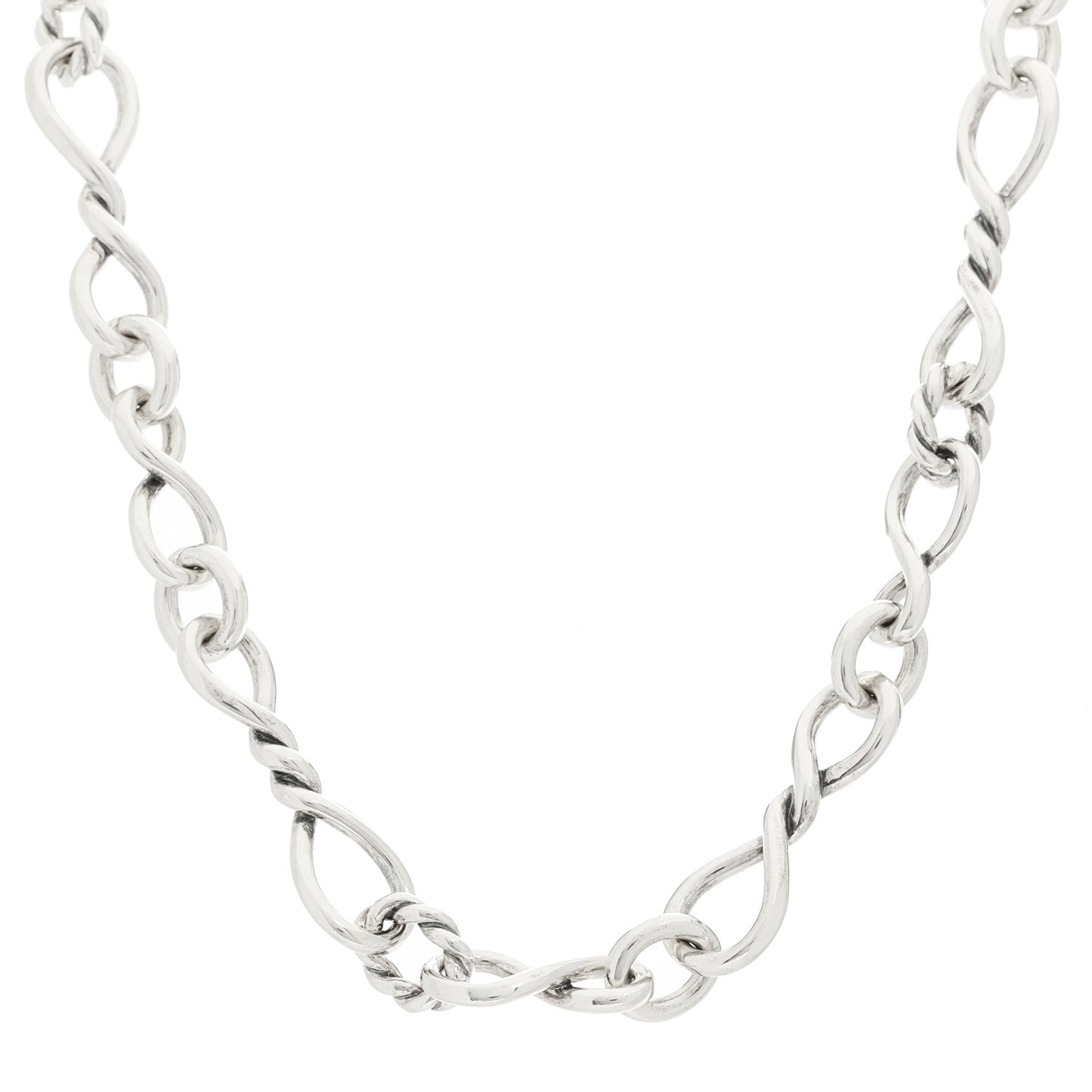 Sterling Silver Continuance Chain Necklace