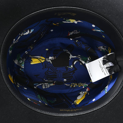 Hermes Feutre Silk Hat 59 Black 7 of 10