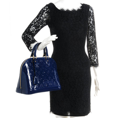 Louis Vuitton Vernis Alma PM Grand Blue 2 of 7