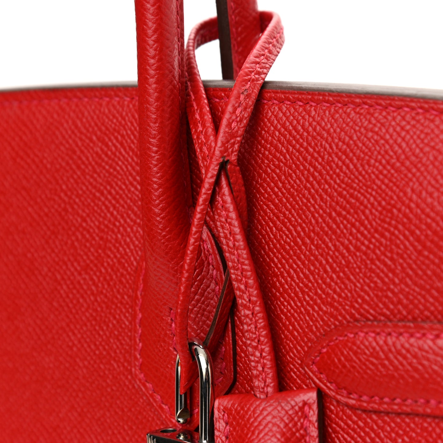 Epsom Birkin 30 Rouge Casaque