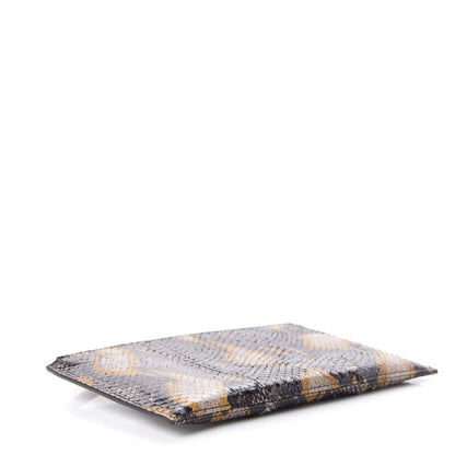 Fendi Elaphe Pouch Beige Grano 4 of 9