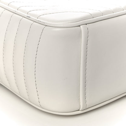 Prada Soft Calfskin Diagramme Crossbody Bag White 9 of 11