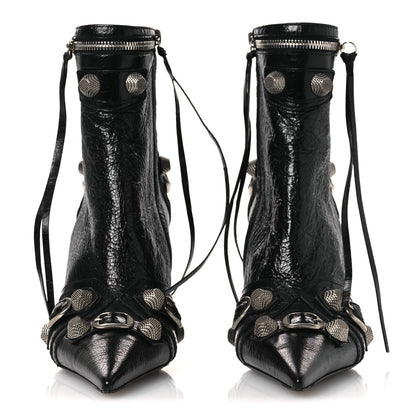 Balenciaga Agneau Arena Cagole 90mm Ankle Boots 38 Black 3 of 11