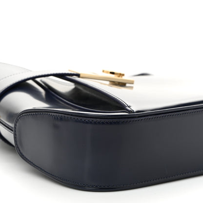 Salvatore Ferragamo Brushed Calfskin Gancini Hobo Midnight 8 of 10
