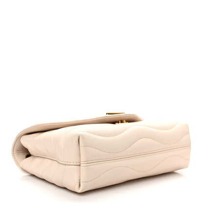 Louis Vuitton Calfskin LV New Wave Chain Bag Ivory 4 of 8