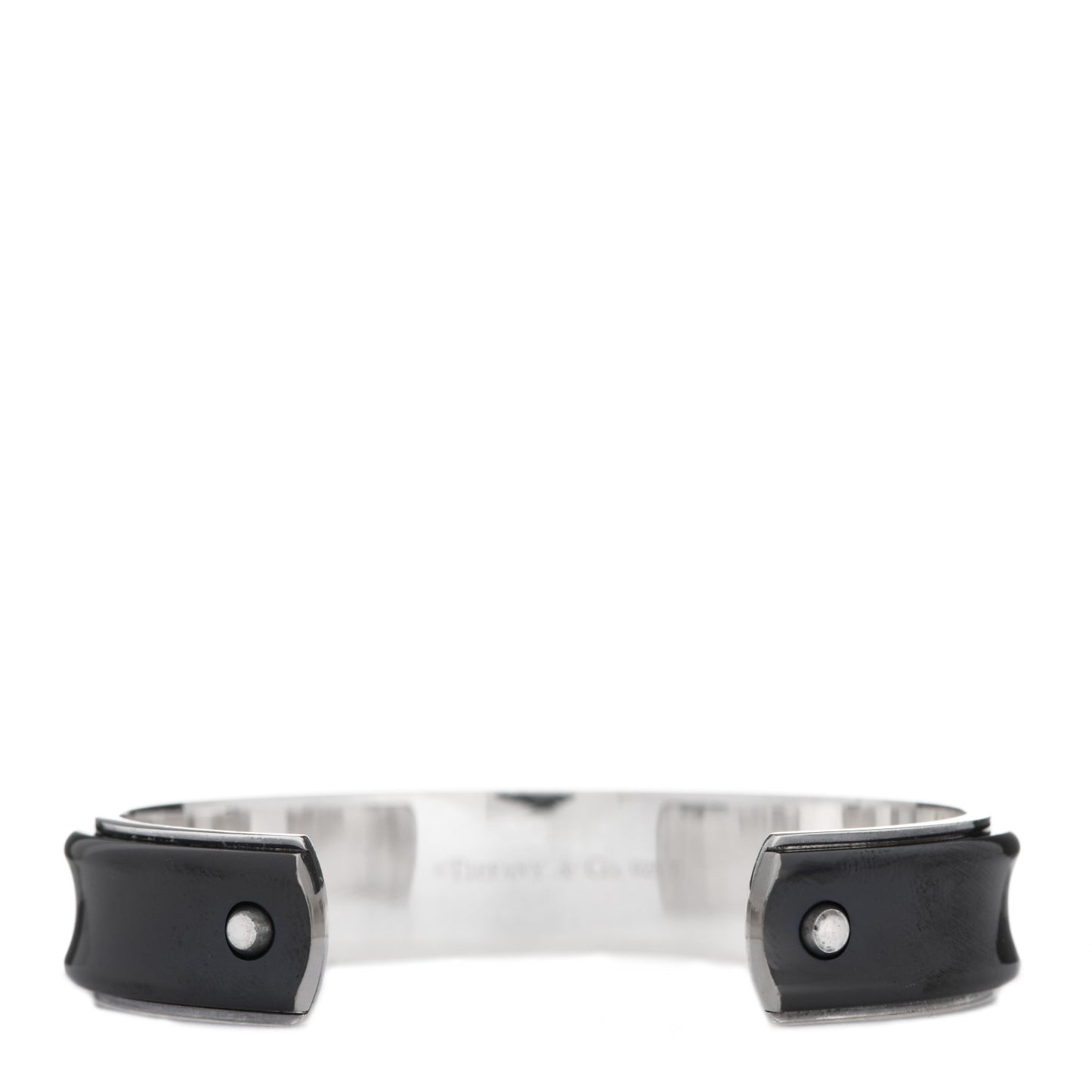 Sterling Silver Titanium 1837 Cuff Bracelet