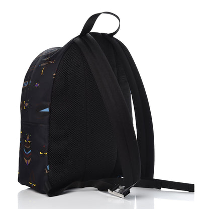 Fendi Nylon Super Bugs Backpack Navy 2 of 7