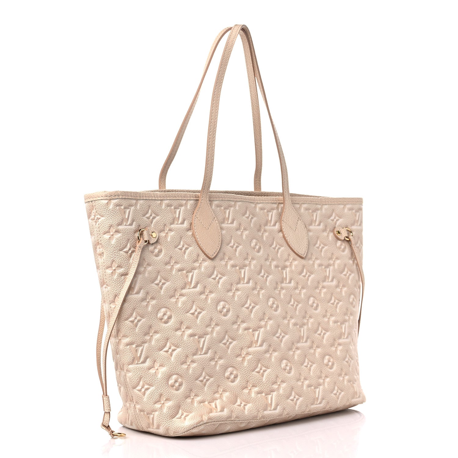 Louis Vuitton Empreinte Monogram Summer Stardust Neverfull MM Beige Clair 3 of 8