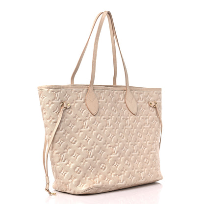 Louis Vuitton Empreinte Monogram Summer Stardust Neverfull MM Beige Clair 3 of 8