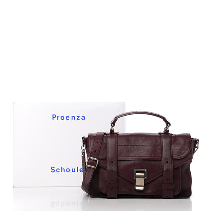 Proenza Schouler Lambskin Tiny PS1 Satchel Oxblood 12 of 12