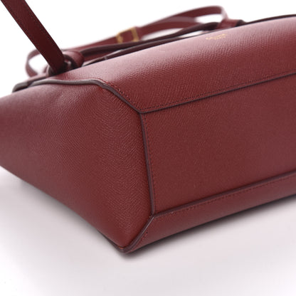 Celine Grained Calfskin Nano Belt Bag Ruby 8 of 10