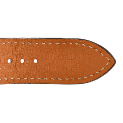 Hermes Swift Cavalleria Print 40mm Apple Watch Double Tour Strap Encre Beton 3 of 5