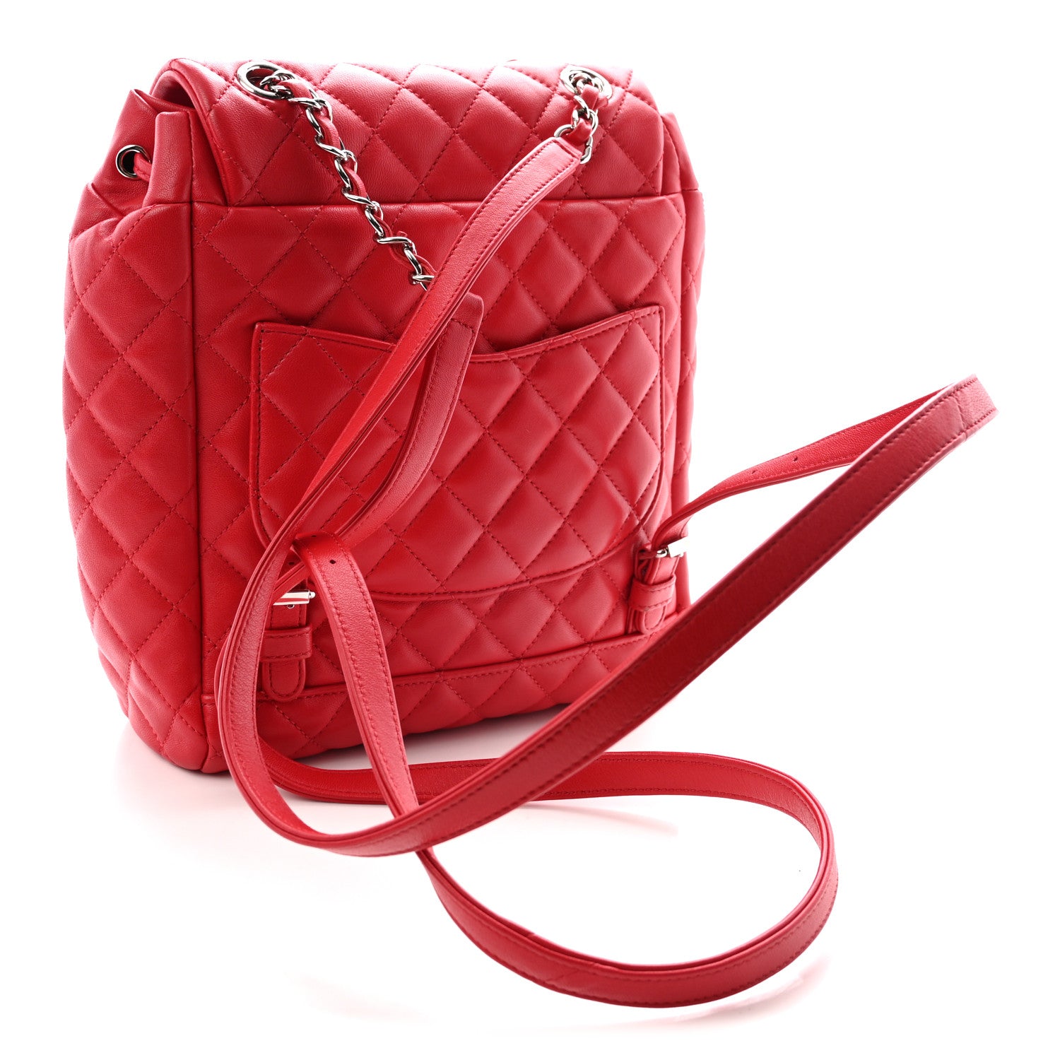 Chanel Lambskin Quilted Small Urban Spirit Backpack Red 3 of 10