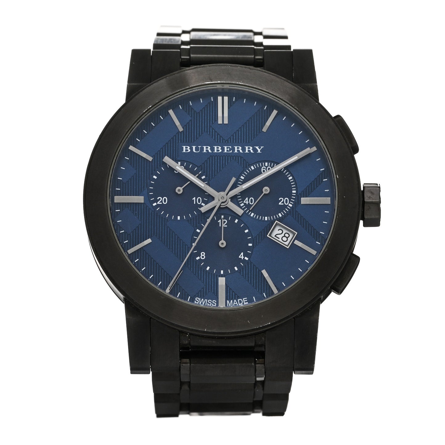 PVD Stainless Steel 43mm The City Quartz Watch Blue BU9365