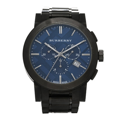 Burberry PVD Stainless Steel 43mm The City Quartz Watch Blue BU9365 1 of 5