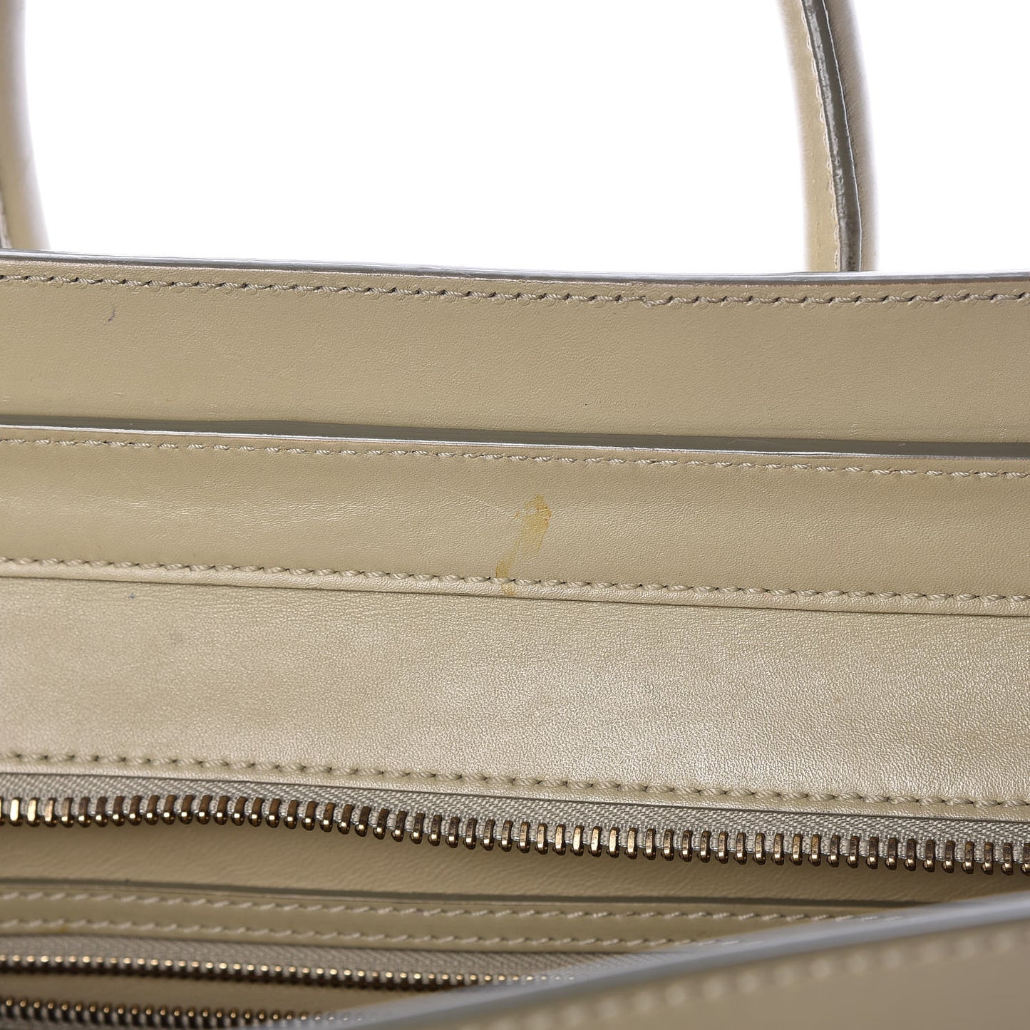 Smooth Calfskin Mini Luggage Light Grey