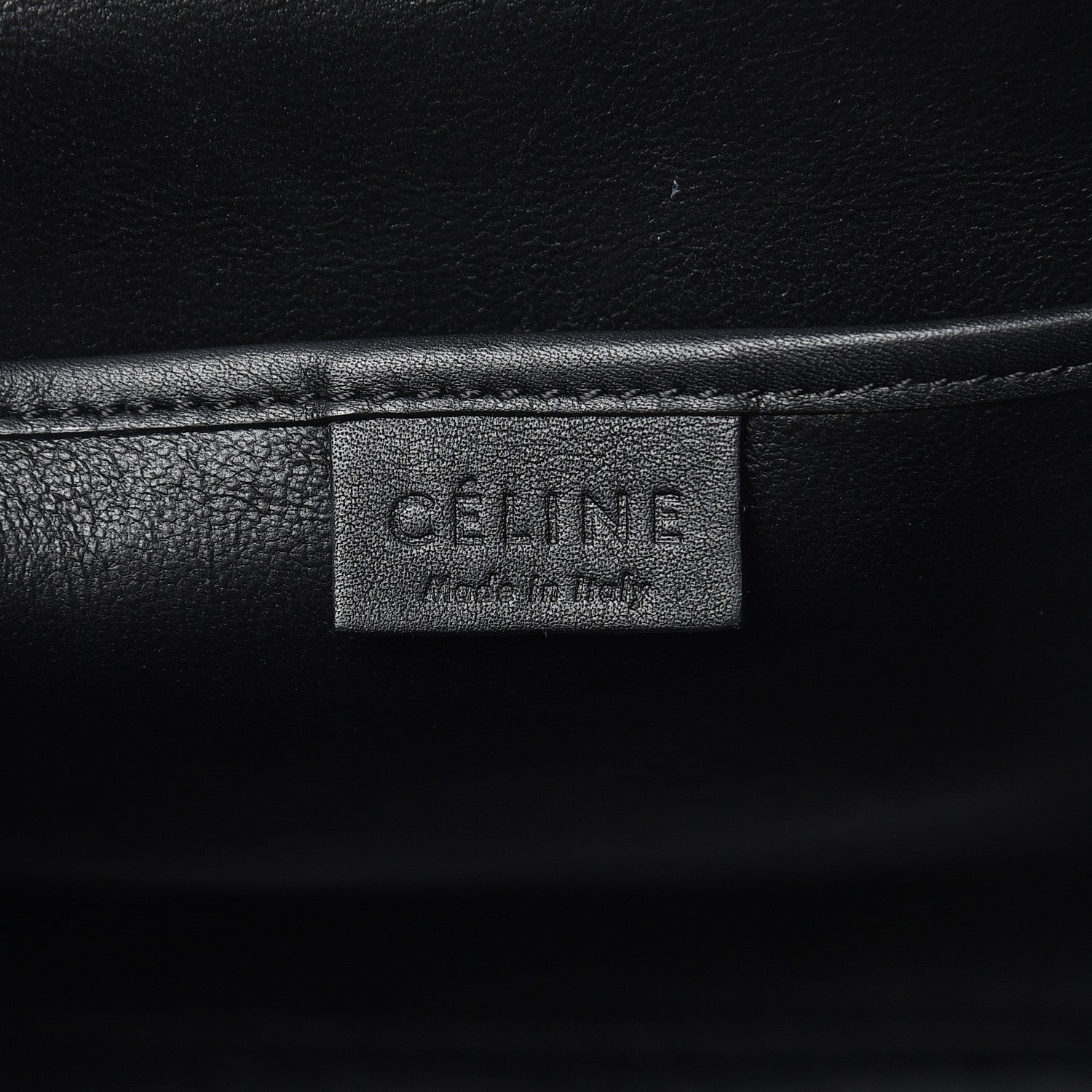 Celine Smooth Calfskin Nano Luggage Black 6 of 11
